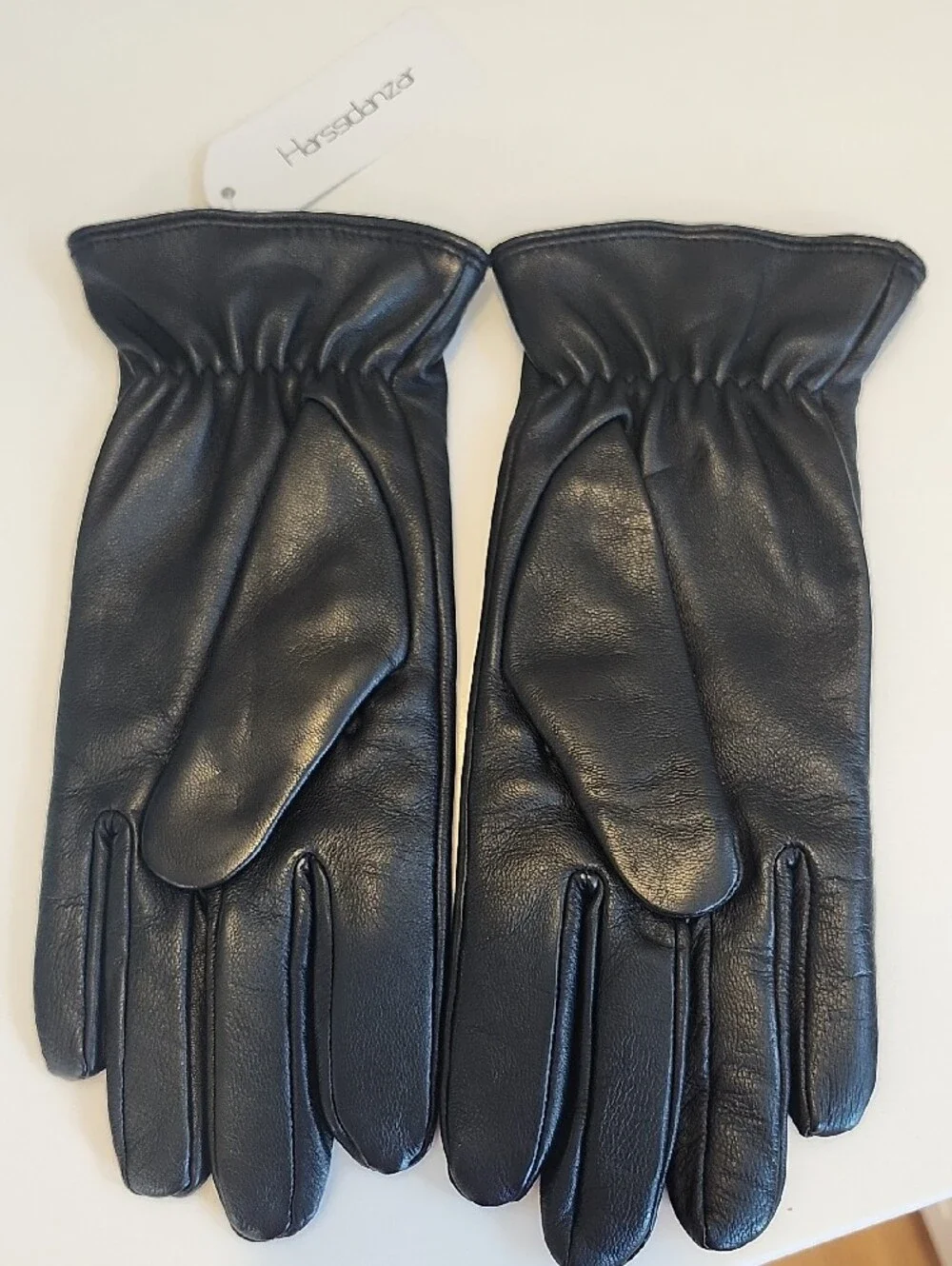 Women's Black Leather Gloves - H&M